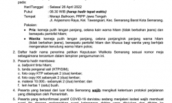 Pengumuman Penyerahan Surat Keputusan Pengangkatan Pegawai Pemerintah dengan Perjanjian Kerja (PPPK) Jabatan Fungsional Guru di Lingkungan Pemerintah Kota Semarang