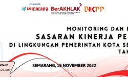 Materi Monitoring dan Evaluasi Sasaran Kinerja Pegawai di Lingkungan Pemerintah Kota Semarang Tahun 2022