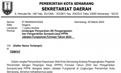 Undangan Penyerahan SK Pengangkatan dan Pengambilan Sumpah/Janji PPPK  Jabatan Fungsional Formasi 2023