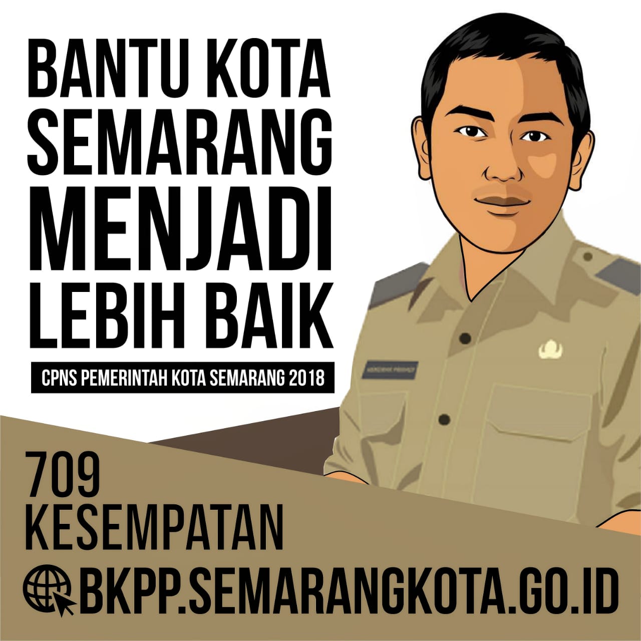 Pengumuman terkait Formasi CPNS Pemerintah Kota Semarang Tahun 2018 Yang Masih Kosong