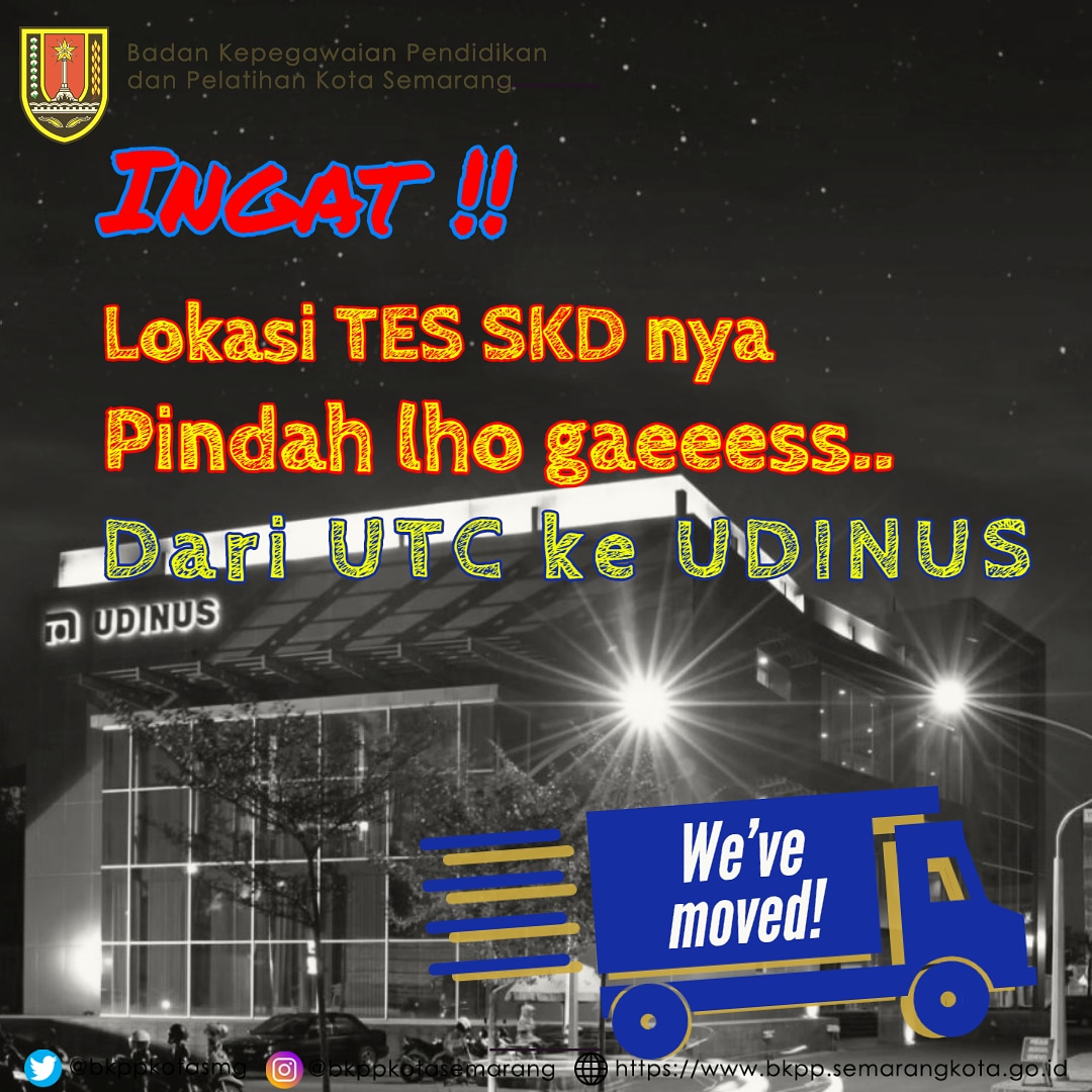 Tes Seleksi Kompetensi Dasar (SKD) Calon Pegawai Negeri Sipil Pemerintah Kota Semarang berlokasi di UDINUS