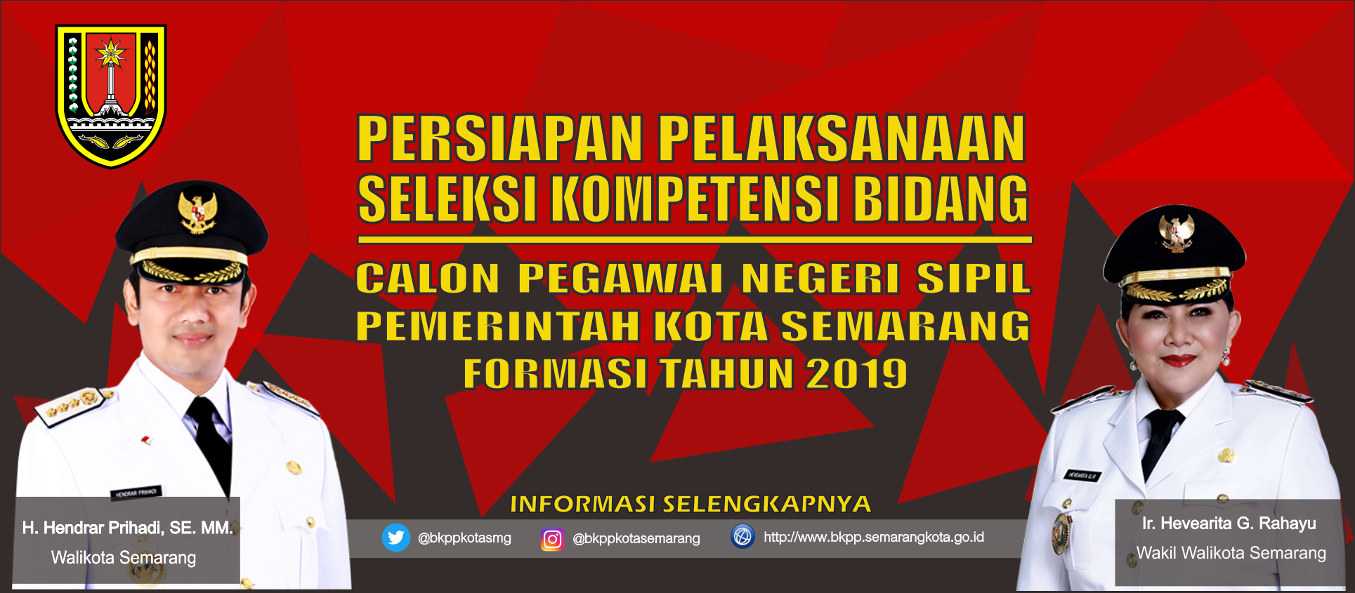 Pengumuman Persiapan Pelaksanaan SKB CPNS Pemkot Semarang Formasi Tahun 2019
