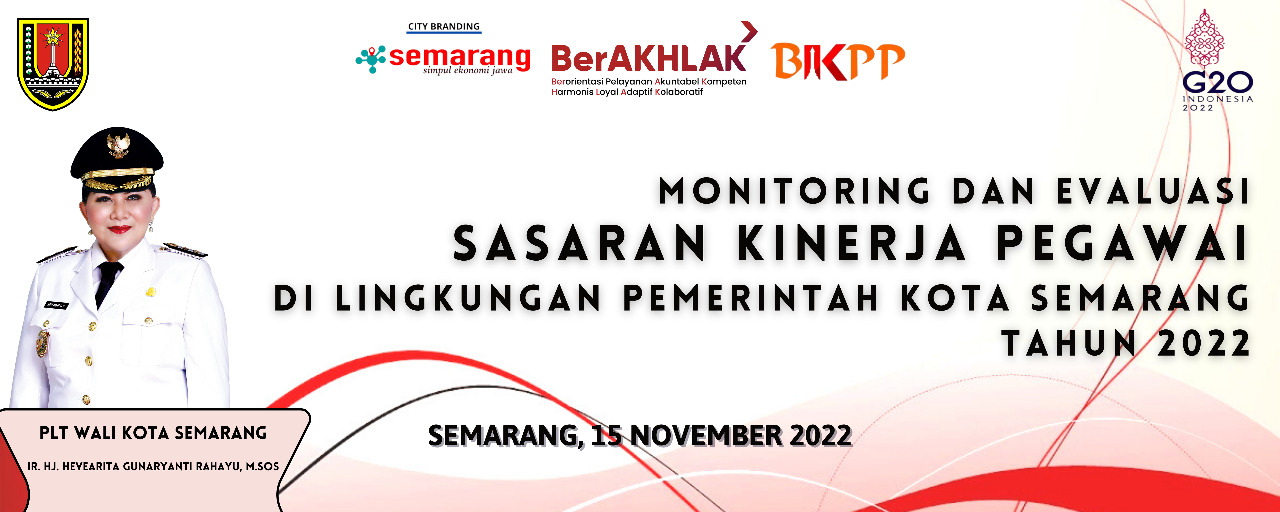 Materi Monitoring dan Evaluasi Sasaran Kinerja Pegawai di Lingkungan Pemerintah Kota Semarang Tahun 2022