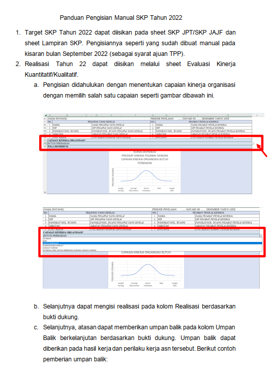 Panduan Pengisian Manual SKP Tahun 2022
