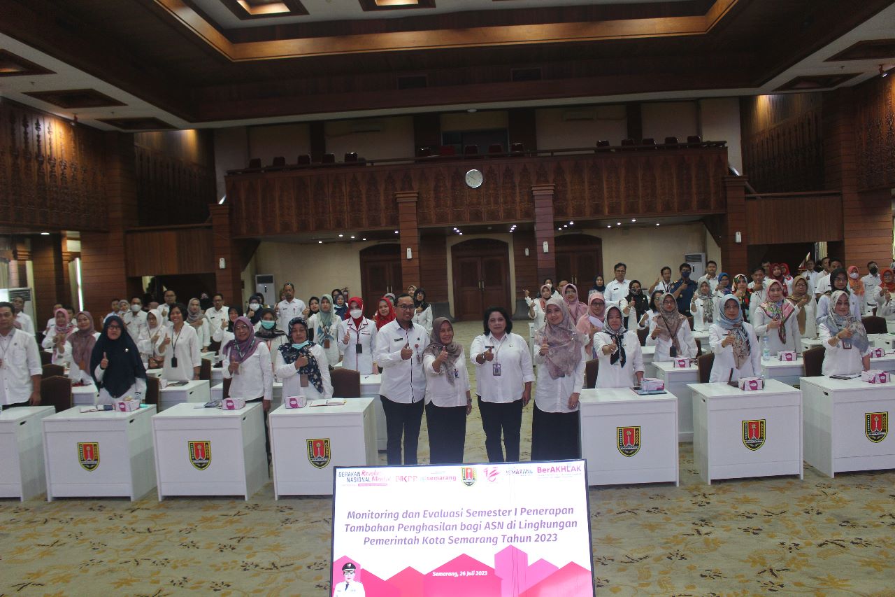 Monitoring dan Evaluasi Semester I Penerapan Tambahan Penghasilan Pegawai Pemerintah Kota Semarang Tahun 2023