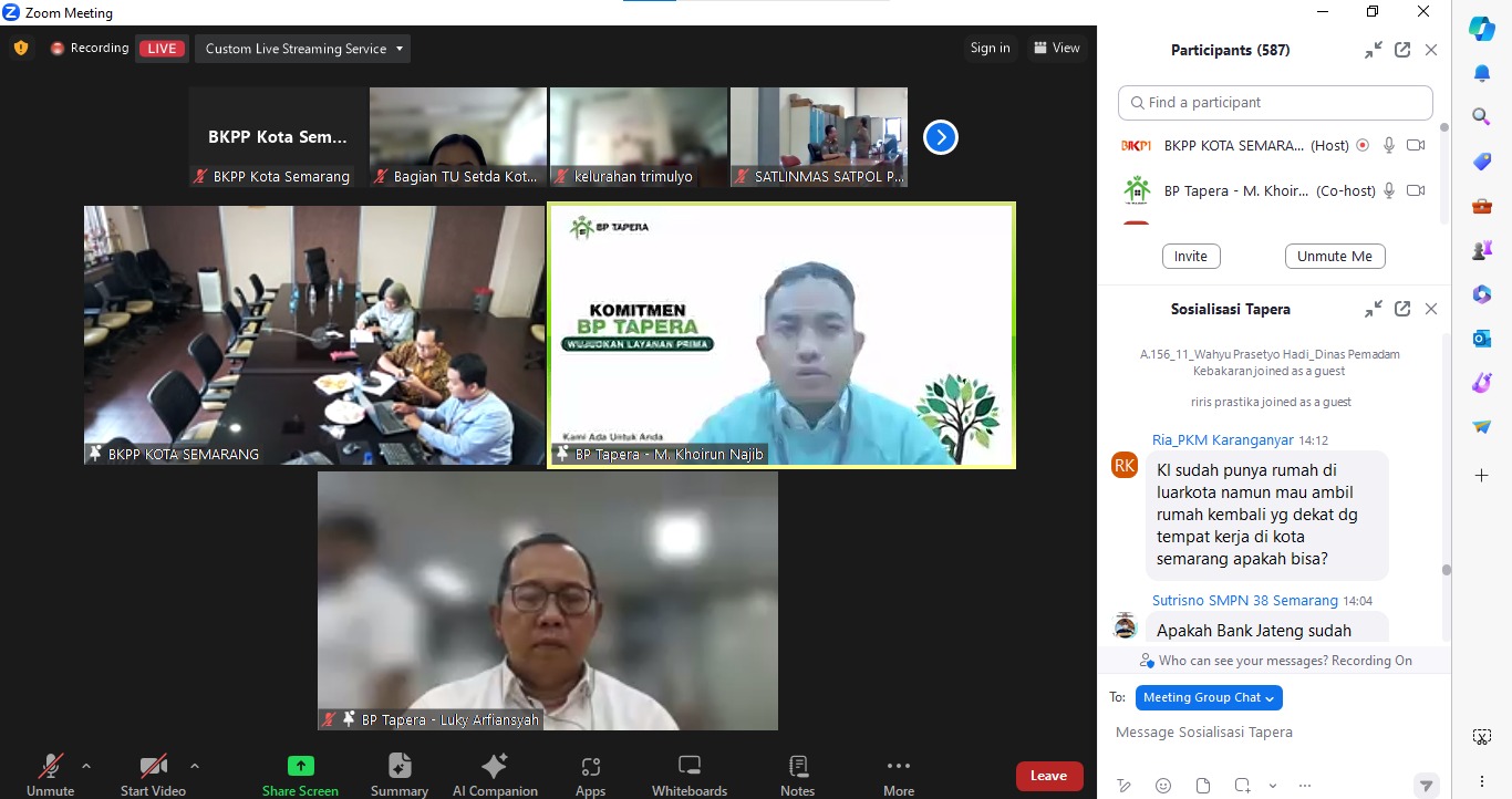 SOSIALISASI TAPERA : Wujudkan Rumah Pertama bagi ASN, Ayo update data Anda dan raih manfaatnya