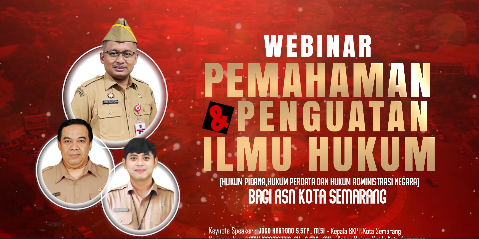 Link Sertifikat Zoom Webinar Pemahaman Ilmu Hukum bagi ASN Kota Semarang